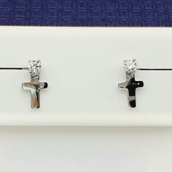 "#925 Sterling Silver Stud Earrings for Women/Girl, US925P1007 - Picture 6 of 11